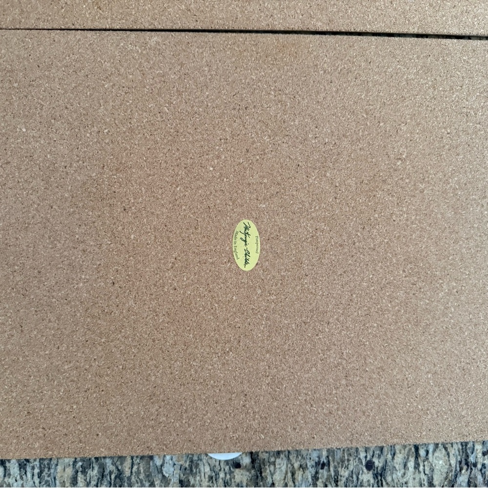 Mackenzie Childs set of 4 placemats Pimpernel Cork Backing - Picture 8 of 13